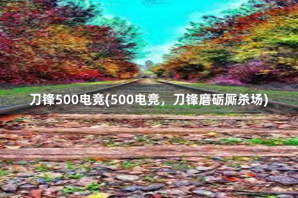 刀锋500电竞(500电竞，刀锋磨砺厮杀场)