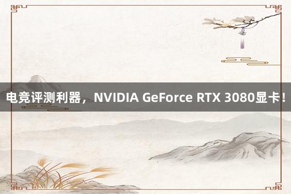 电竞评测利器，NVIDIA GeForce RTX 3080显卡！